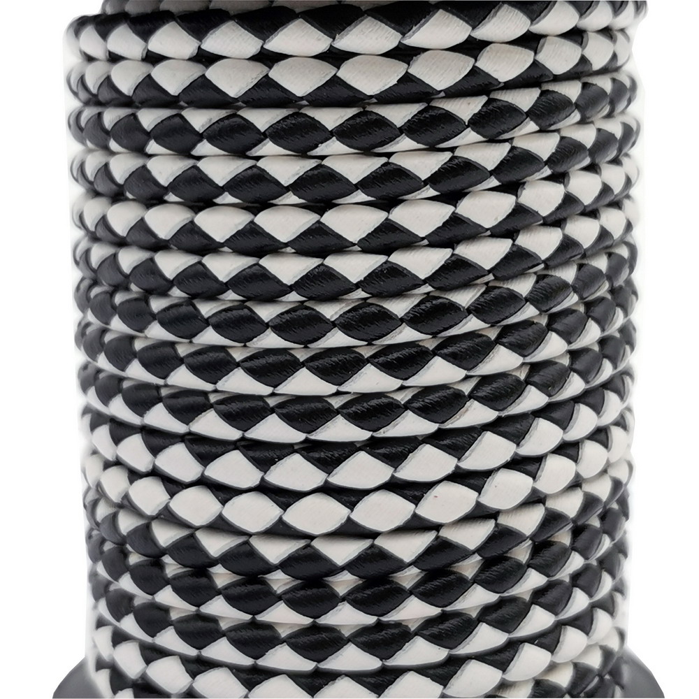 Leatherwork Jewelry - Aaazee 2 Yards 4mm rotondo in