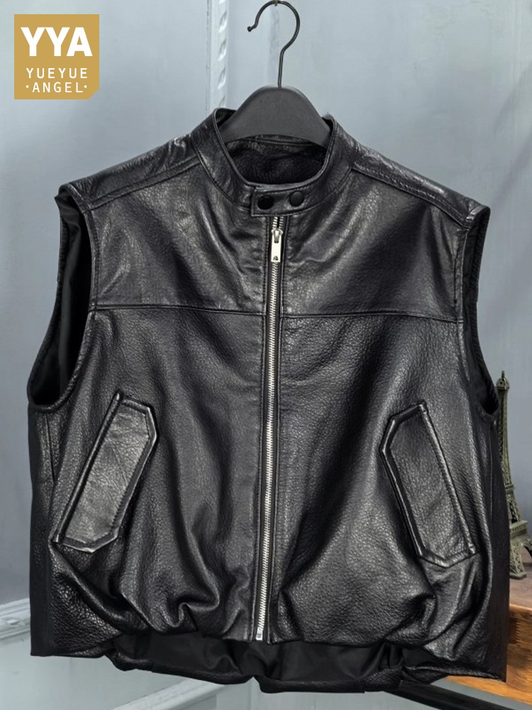 Leather Work Jacket Women'S - Autunno moda pelle di pecora naturale