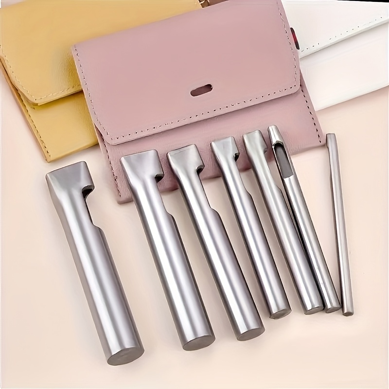 Leather Punch Revolving - Set di 5 Punzoni Ovali in