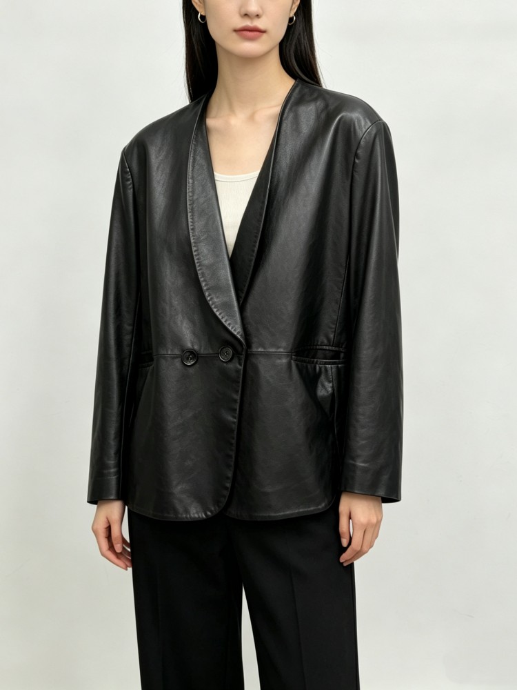 Giacca in Vera Pelle di Pecora - Leather Work Jacket Women'S recensione e prezzo