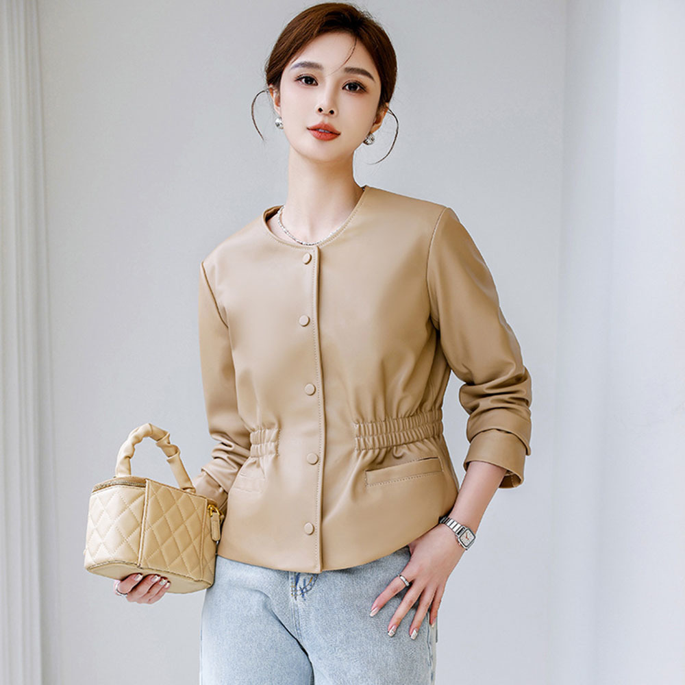 Giacca da ufficio in ecopelle  - Leather Work Jacket Women'S recensione e prezzo