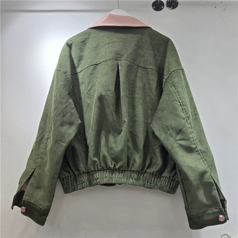 Giacca in Velluto a Coste con  - Leather Work Jacket Women'S recensione e prezzo