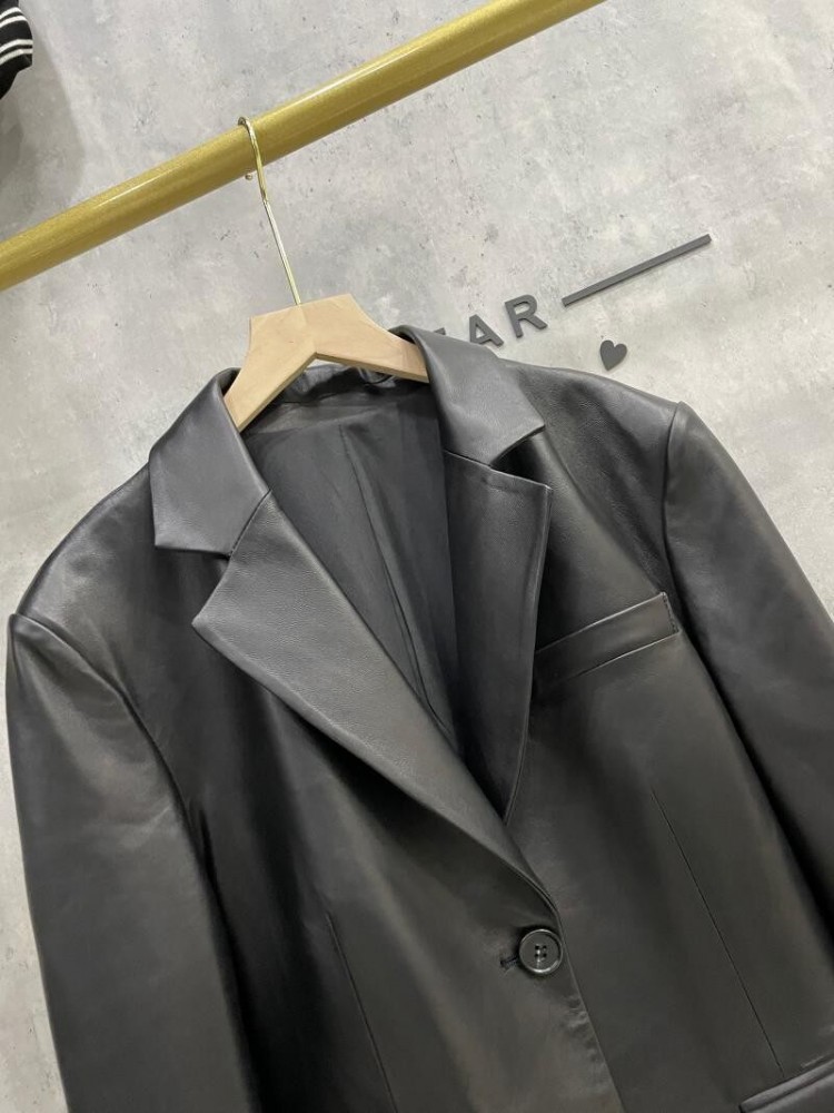 Giacca Blazer da Donna in Vera - Leather Work Jacket Women'S recensione e prezzo