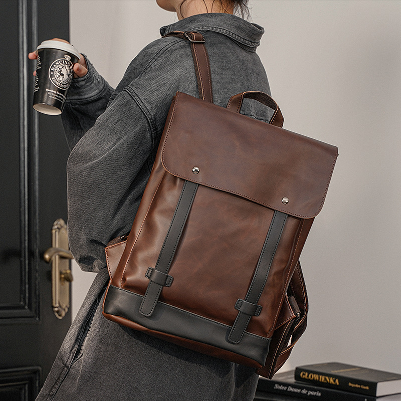 GOYN Zaino da uomo in pelle vi - Leather Work Rucksack Mens recensione e prezzo