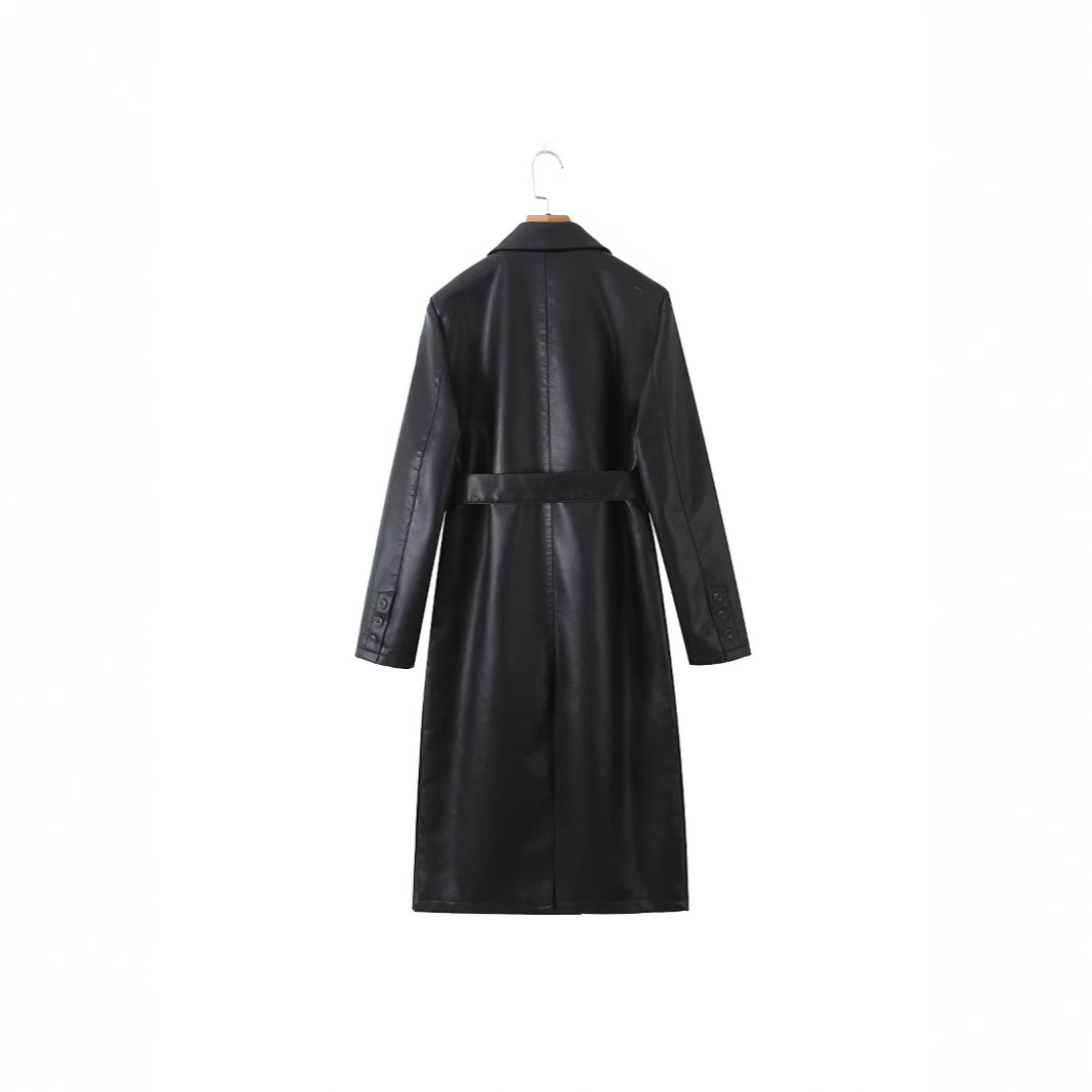 Trench Coat da Donna in Ecopel - Leather Work Jacket Women'S recensione e prezzo