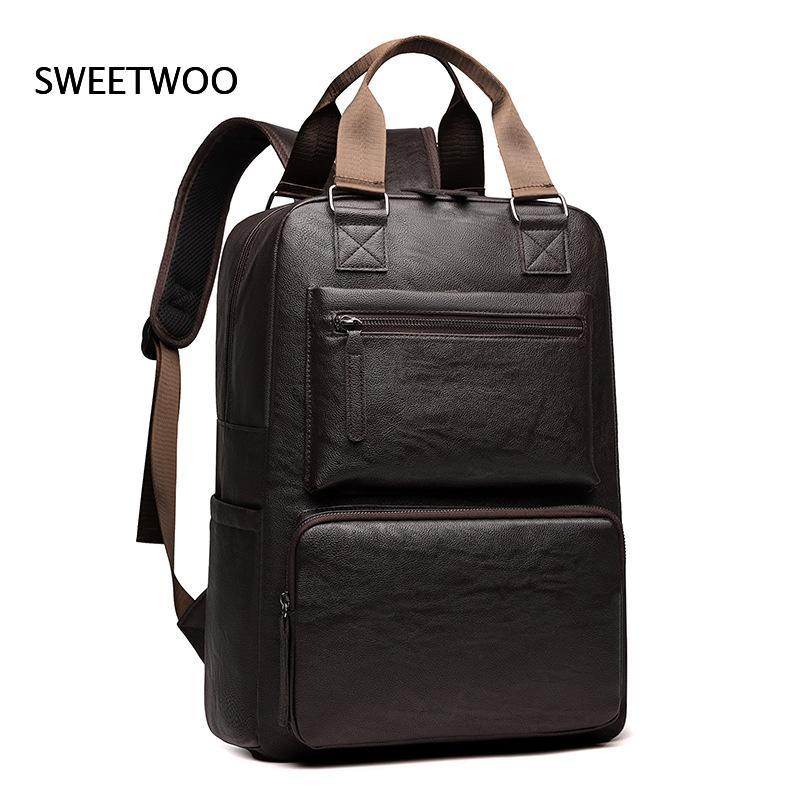 Zaino da uomo in similpelle pe - Leather Work Rucksack Mens recensione e prezzo
