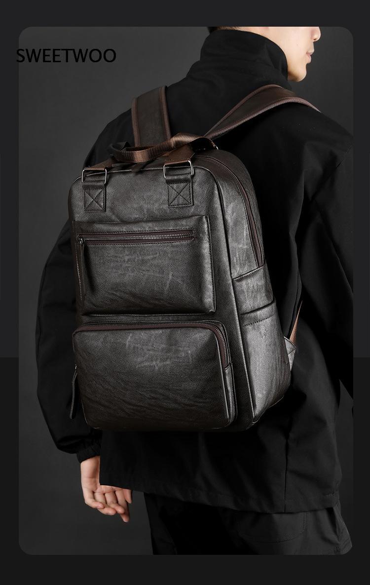 Zaino da uomo in similpelle pe - Leather Work Rucksack Mens recensione e prezzo