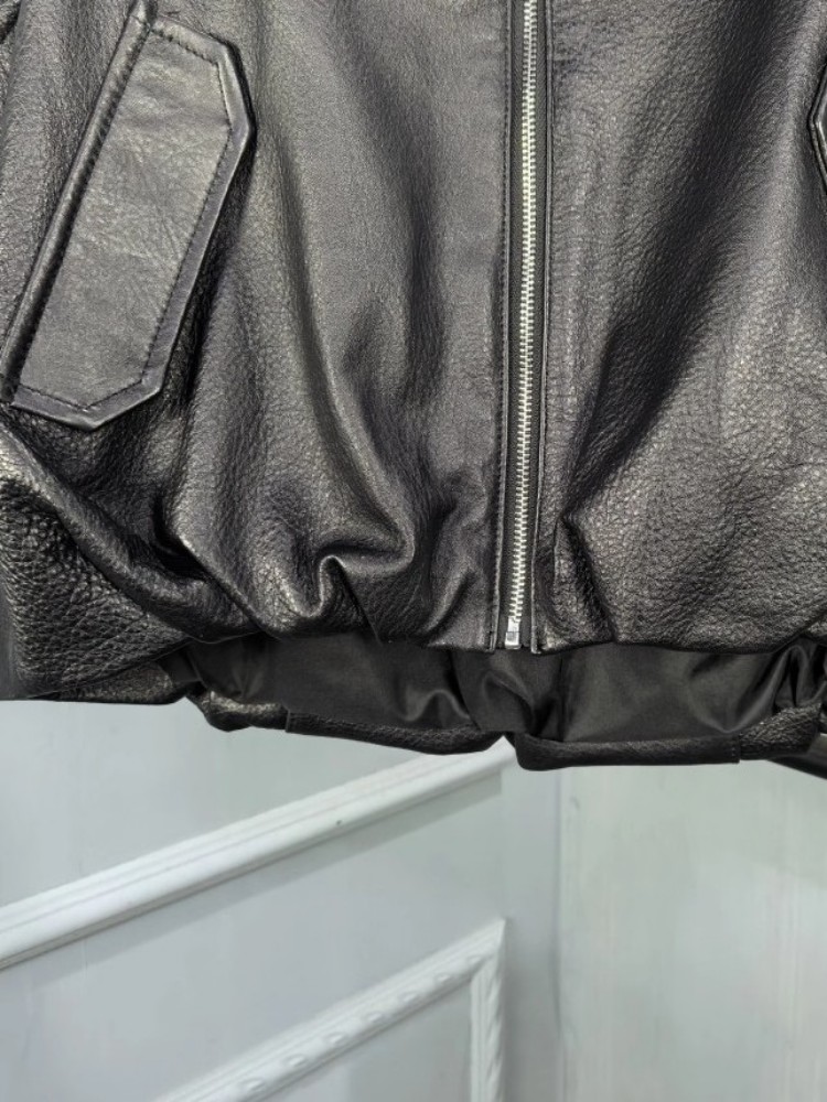 Autunno moda pelle di pecora n - Leather Work Jacket Women'S recensione e prezzo