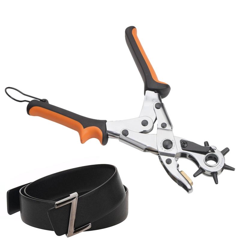 Cintura in pelle foro punzone  - Leather Punch Revolving recensione e prezzo