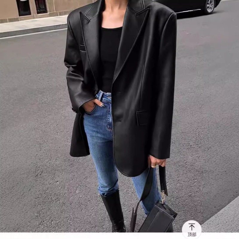 Giacca blazer da lavoro in pel - Leather Work Jacket Women'S recensione e prezzo