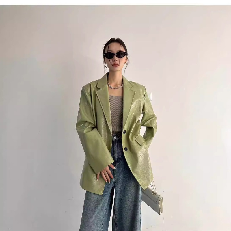 Giacca blazer da lavoro in pel - Leather Work Jacket Women'S recensione e prezzo
