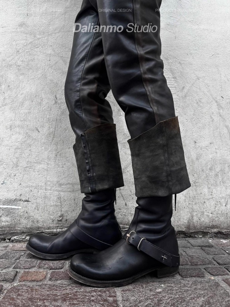 Stivali corti neri cool da uom - Leather Work Youtube recensione e prezzo