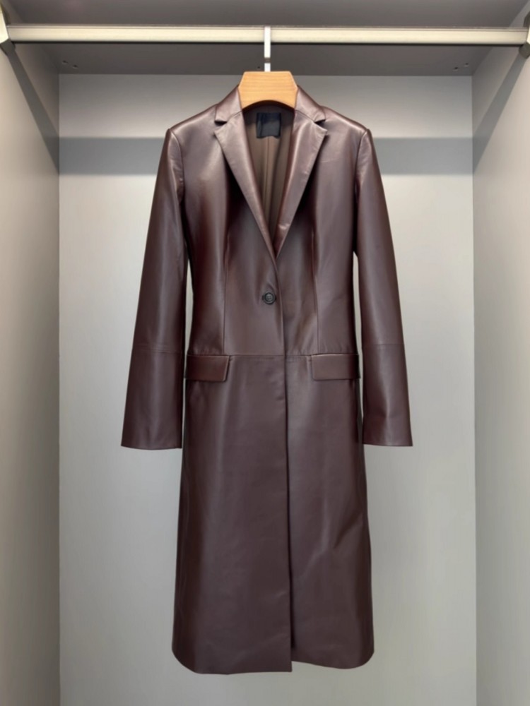 Giacca da donna lunga in vera  - Leather Work Jacket Women'S recensione e prezzo