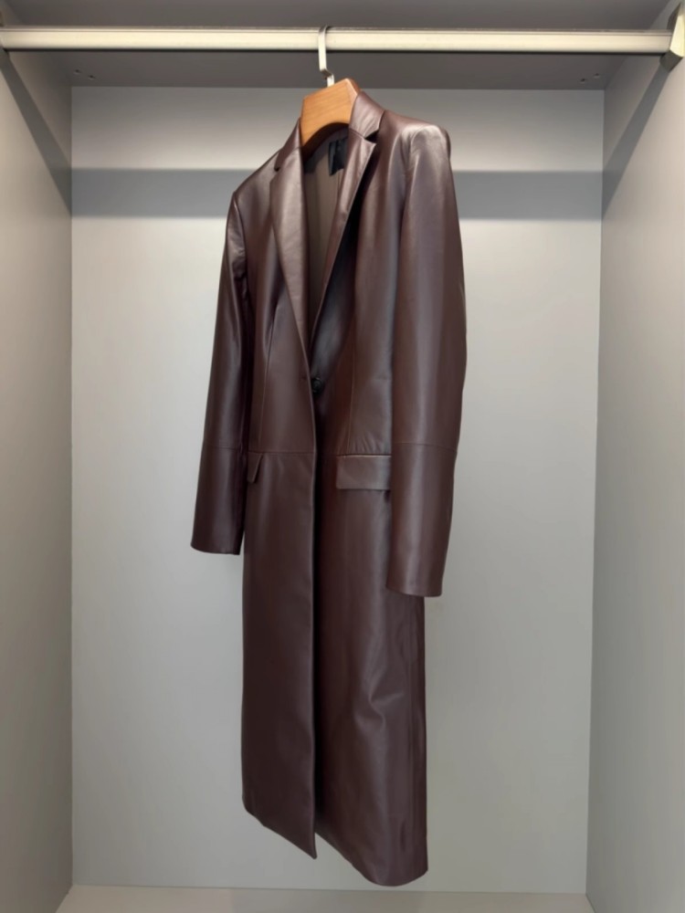 Giacca da donna lunga in vera  - Leather Work Jacket Women'S recensione e prezzo