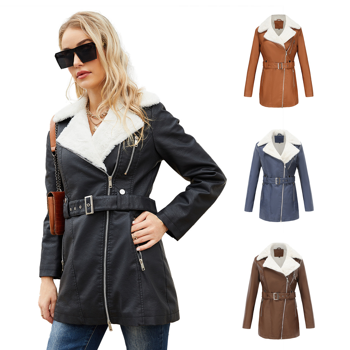 Giacca cappotto in ecopelle PU - Leather Work Jacket Women'S recensione e prezzo