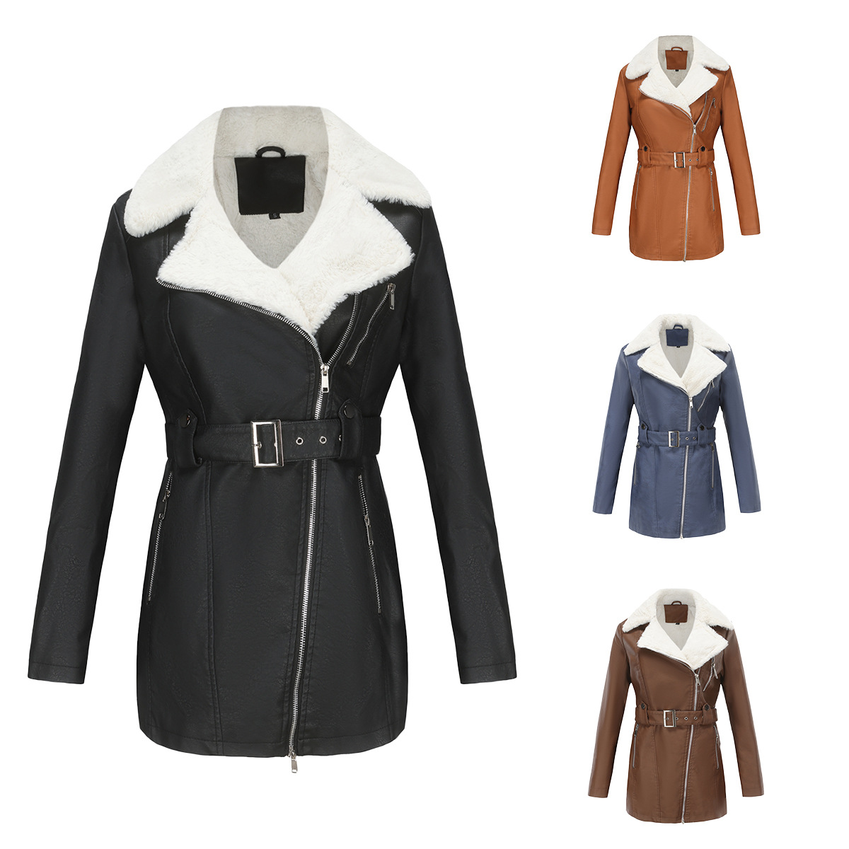 Giacca cappotto in ecopelle PU - Leather Work Jacket Women'S recensione e prezzo