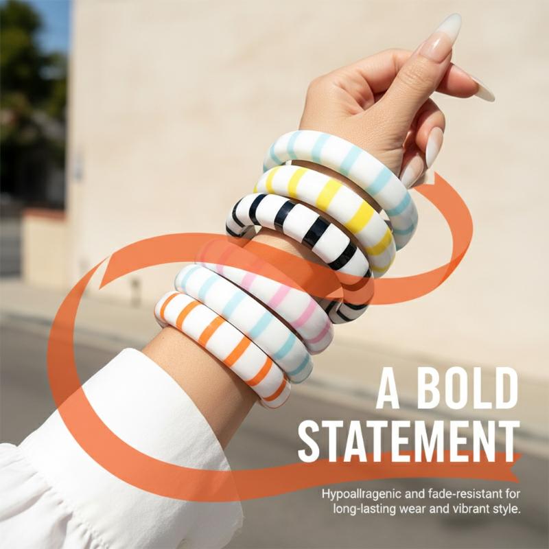 Bracciale a blocco di colore i - Leatherwork Jewelry recensione e prezzo