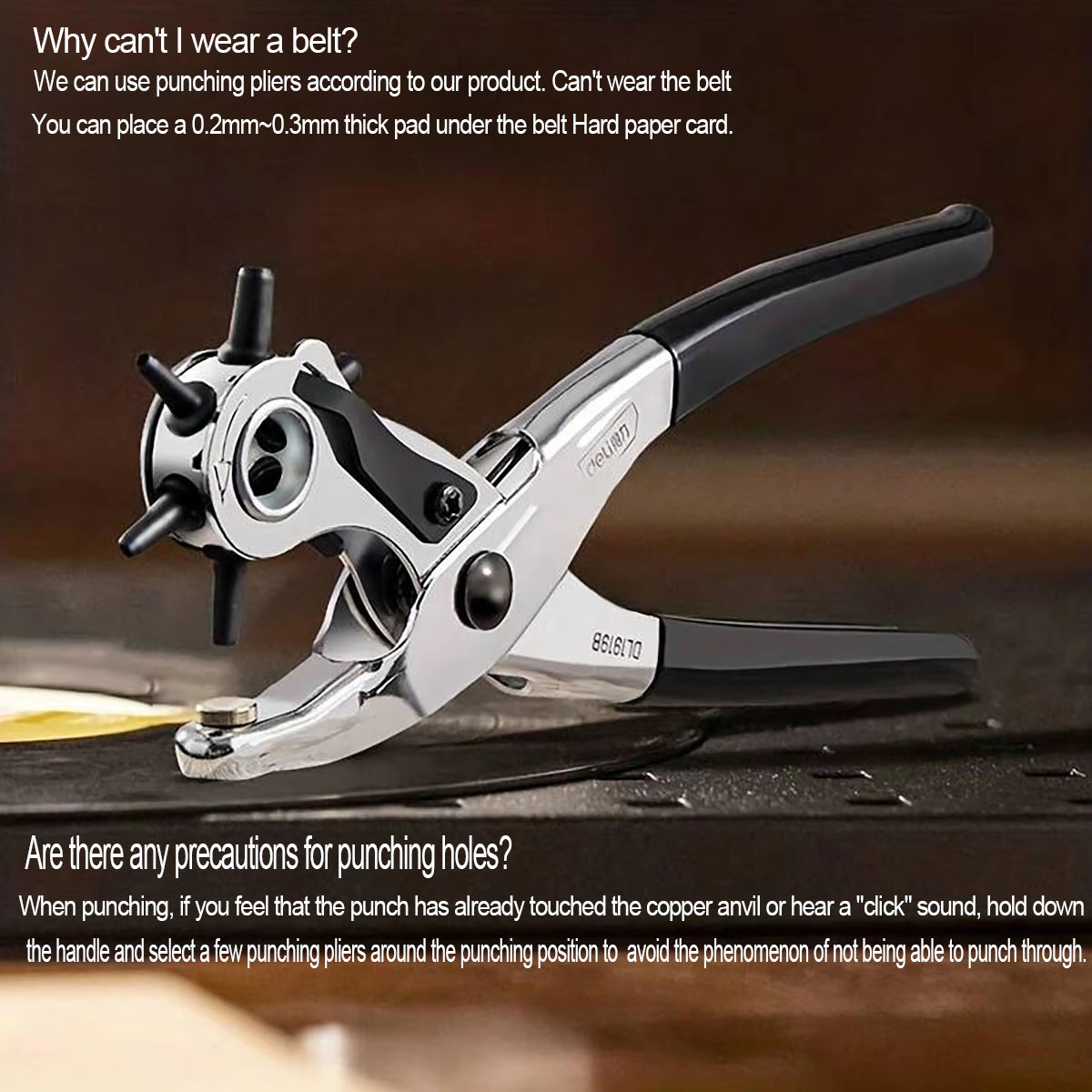 1 pz - Pinza perforatrice per  - Leather Punch Revolving recensione e prezzo
